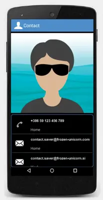 Contact Saver android App screenshot 4